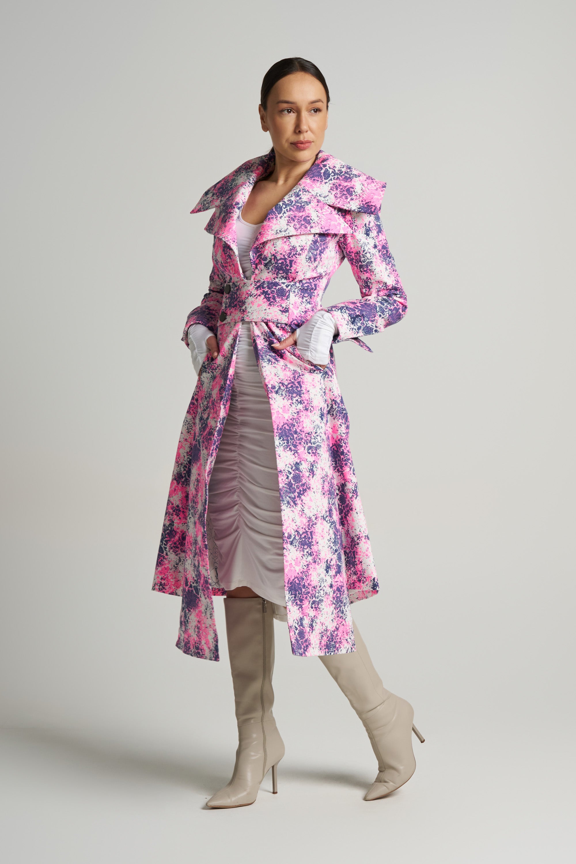 Eliza Tailored Jacket - Rose Quartz