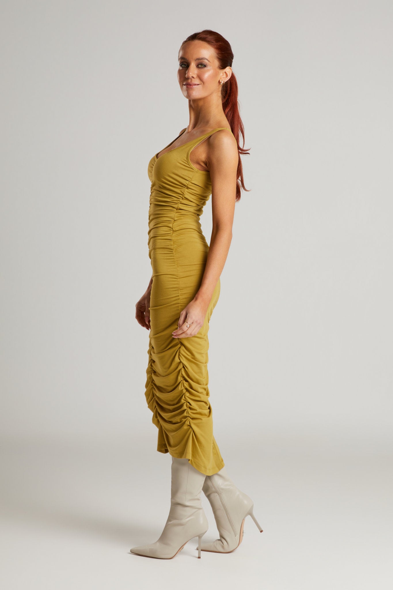 Olera Singlet Dress (Sahara)